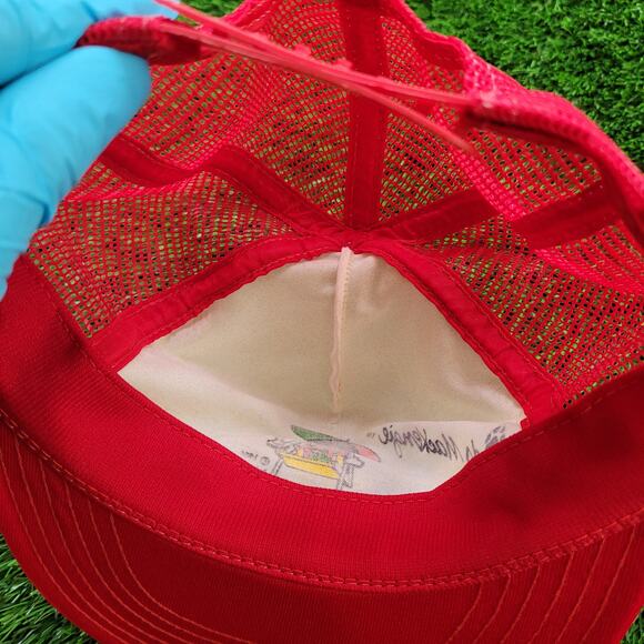 Vintage 1985 Spuds MacKenzie Bud Light Trucker Hat Snapback Made in USA 80s - Picture 8 of 10